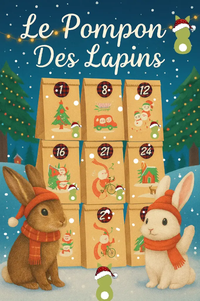MAXI Calendrier de l'avent pour lapin (en Précommande)